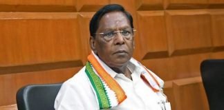 पुडुचेरी में कांग्रेस सरकार अल्पमत में, दो विधायकों ने दिया इस्तीफा पुडुचेरी में कांग्रेस सरकार