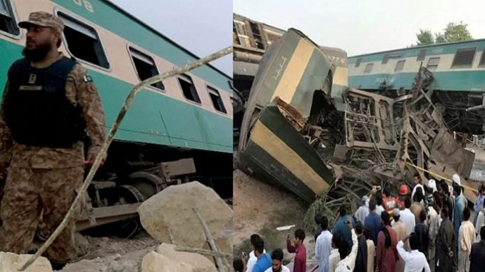 पाकिस्तान ट्रेन पाकिस्तान ट्रेन हादसा