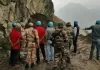 हिमाचल में चट्टान गिरने से मौत