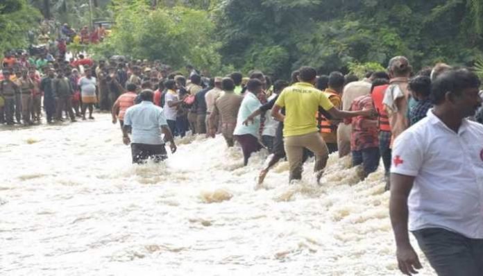केरल में भारी बारिश